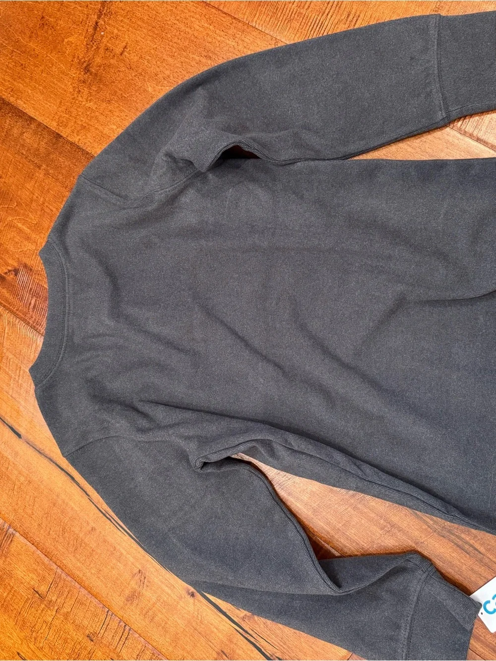 Carter's Charcoal Gray Long-Sleeve Henley Tee NWT